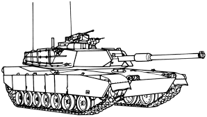 It would be so much fun to color a. Tank Transportation Printable Coloring Pages