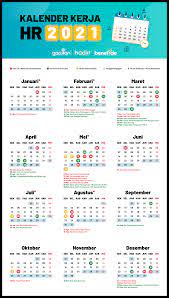 Kalender Hr 2021 Lengkap Dengan Jadwal Libur Dan Cuti Massal Karyawan Update Blog Gadjian