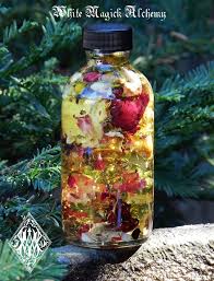 Custom Magic Potion Oil Blend Uniquely Blended For You With Alchemical Herbs Crystals Essential Oils Magick Potions White Magick Alchemy Potions
