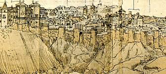 Archivo Muralla Musulmana De Madrid Dibujo Jpg Wikipedia La Enciclopedia Libre