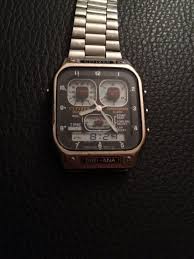 Citizen Digi Ana Robot Face 1983 Relogios Relogio Quadrado Maquina Do Tempo