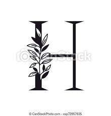 Affordable and search from millions of royalty free images, photos and vectors. Alphabet Blatter Buchstabe H Alphabet Blatter Abbildung Vektor Design Buchstabe H Canstock