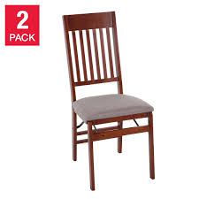Mission Wood Folding Chairs 2 Pack In 2020 Wood Folding Chair Folding Chair Wooden Folding Chairs