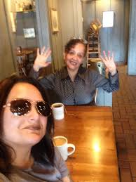 My sister and I in the truck my Dad drove for "Northwestern"