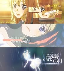Your lie in april arima kousei quotes. Karunase