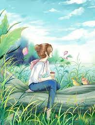 Kumpulan Fan Art Untuk Sampul Wattpad Anime Art Girl Cartoon Girl Drawing Cute Drawings