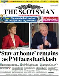 Scotland does report data from outside of hospitals, smart people use the most accurate and precise information possible to plan their responses. Scotland S Papers Sturgeon And Johnson Split Over Lockdown Bbc News