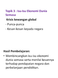 Kewujudan pati dari india membawa kepada kemerosotan industri getah pada zaman kemelesetan ekonomi dunia. Gci1022 Minggu 5 2017