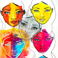 Straight Faced Stamp set 2