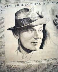 TED HEALY Three Stooges Portrait "A Nght In Venice" Illustration 1931  Newspaper