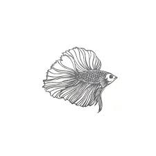 This Betta Fish Has Been Hand Carved From High Quality Rubber Backed With Cork Betta Fish Tattoo Betta Tattoo Betta Fish