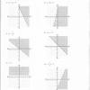 A1.3.7 graph inequalities and shade the regions that they define; 1