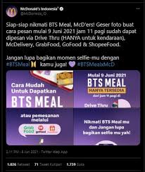 Namun, tak butuh waktu lama untuk menunggu, bts meal hadir di indonesia besok, 9. Jxj0j146rjakmm