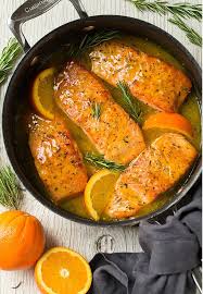 Saumon Fume A Chaud Glace D Orange Recettes De Cuisine Cuisine Poisson Recette Saumon