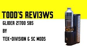 I want a sbs to pair it with my nautilus gt (anniversary edition), to take a 21700 battery and to have usb c charging. Glider 21700 Sbs By Tek Division And Sc Mods Youtube