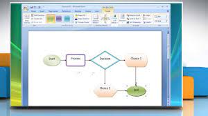 How To Create A Flow Chart In Microsoft® Word 2007 - Youtube