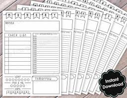 Black And White Bullet Journal Spreads Pin On Journals