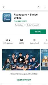 Ruang Guru Aplikasi Belajar Online Guru Belajar Pendidikan