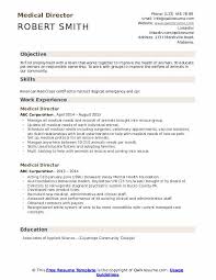 A crucial resume tip to consider is that you should save and send your resume in pdf to maintain the format and design. Medical Director Resume Samples Qwikresume