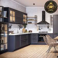 Moderne Landhauskuche Fredal Form Massivholzkuche Dunkelgrau In 2020 Kuche Landhaus Modern Haus Kuchen Landhauskuche