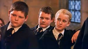 Harry Potter And The Sorcerer S Stone Gregory Goyle Vincent Crabbe Draco Malfoy Harry Potter Harry Potter Movies Harry Potter Characters
