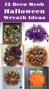 Do you want to scare your guests or do you want them to fall in love whatever your goal this halloween, you need a ton of ideas to choose from and make a unique wreath. Make A Halloween Wreath With Deco Mesh Diy Candy