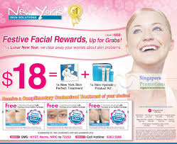 After the consultant attended to me, she convinced me to upgrade my trial to $321 for a better and visible result with promise to. New York Skin Solutions 1 Feb 2011 New York Skin Solutions 18 For 1 Skin Treatment Session 1 Feb 2011 Singpromos Com