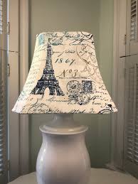 Eiffel Tower Lamp Shade Paris Lamp Shade French Script Lamp Shade French Country Lamp Shade French Lamp S Eiffel Tower Lamp Lamp Shade Eclectic Lamp Shades