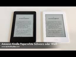 Amazon Kindle Paperwhite Schwarz Oder Weiss Youtube