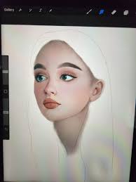 Creator: Me Medium: Procreate for both 1st photo is my current work in  progress 2nd photo is from 2019! Basically, never give up!! I still have so  much to learn everyday but