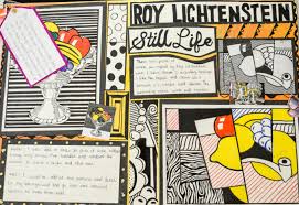 Roy Lichtenstein Artist Research Sketchbook Art Journal Art History Lessons Book Art