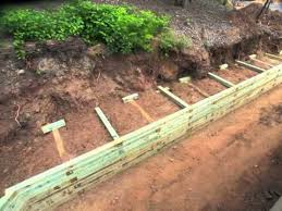 Railroad Tie Wall Timelapse Building A Retaining Wall Landscaping Retaining Walls Wood Retaining Wall