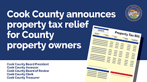 The cook county treasurer sends property tax bills, collects property tax revenue, and distributes it to taxing districts to fund services (like schools). Cook County Announces Property Tax Relief For County Property Owners Cook County Assessor S Office