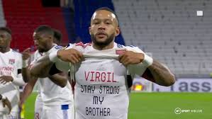 Memphis depay, already officially player of the fc barcelona, is one of these players with a marked personal, something that notices so much inside as out of the field.the celebrations of goal are not exentas of this, and the dutch has a peculiarity to celebrate his annotations. Lyon Star Memphis Depay Pays Tribute To International Team Mate Virgil Van Dijk 247 News Around The World