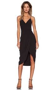 Shona Joy The Modernists Draped Midi Dress In Black Cocktail Attire Trendy Dresses Shona Joy Dress