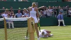 What happened next was one of the most horrific scenes our sport has ever seen. Watch Bethanie Mattek Sands Injures Knee At Wimbledon Heavy Com