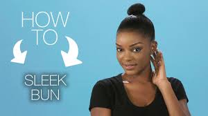 The first one is sleek and chic knotted bun. How To Get A Sleek Bun On Black Natural Hair Superdrug