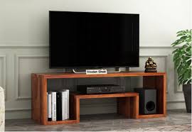 Black metal 12 inch lcd tv stand, for residential ₹ 80. Tv Units Upto 55 Off Buy Wooden Tv Unit Tv Stands Online In India