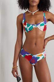 Red Pernille Floral Print Underwired Bikini Faithfull The Brand Womens Swimsuits Bikini Bikinis Girls Swimwear Bikini