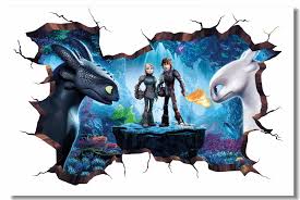 Its apps has a lot of interesting collection that you. Custom Printing Wall Mural How To Train Your Dragon 3 Poster Httyd 3d Wall Sticker Toothless Wallpaper Dining Room Decals 0866 Buy At The Price Of 5 75 In Aliexpress Com Imall Com