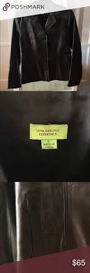 John Carlisle Essentials Leather Jacket Leather Jacket Jackets Leather