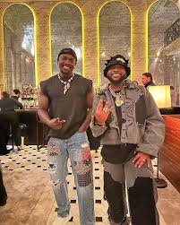 Verydarkman had an incredible encounter with Davido abroad! It was a memorable experience meeting such a talented and influential artist. Their conversation was inspiring and filled with positive energy. Can't wait to