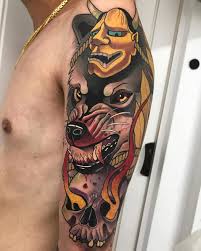 Did you scroll all this way to get facts about wolf tattoo flash? Neo Traditional Head Tattoos Novocom Top