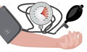 Blood Pressure Measuring Cardio Exam Vector Illustration On A White  Background Royalty Free SVG, Cliparts, Vectors, And Stock Illustration.  Image 122777881.