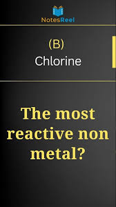 Solved Is The Most Reactive Metal And _ __ Is The Most | Chegg.Com