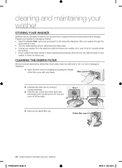 But to run samsung washer diagnostic code, the water and power source should be hooking up to the unit. Wf330anw Xaa Front Load Washer Samsung