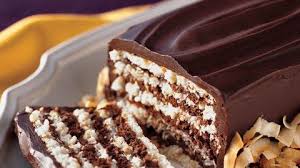 Coconut Chocolate Marjolaine Recipe Marjolaine Recipe Layer Cake Recipes Cake Recipes