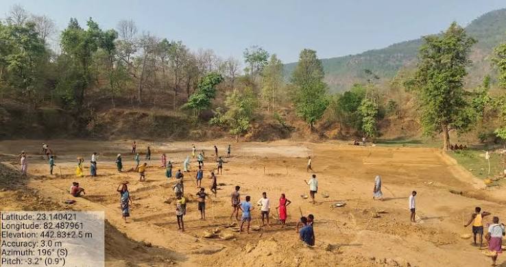 कोरिया में बारिश के साथ दिखा 'मोर गांव मोर पानी महाअभियान' का असर