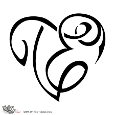 Tatuaggio Di Cuore T E Legame Tattoo Letter T Tattoo Heart Tattoo Designs Heart Tattoo