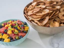Rainbow Fruit Salsa Recipe Apple Chips Baked Food Network Recipes Fruit Salsa